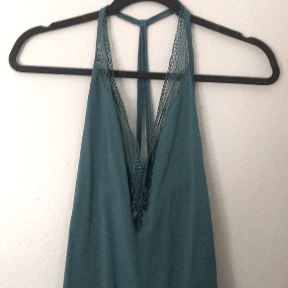 NWT Express Blue Halter Bodysuit